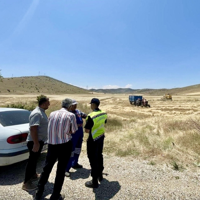 Kırşehir'de jandarma vatandaşları anız ve örtü yangınlarına karşı uyardı