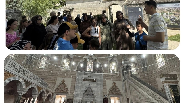 Batı Trakyalı öğrenciler Edirne'nin tarihi ve kültürel noktalarını gezdi