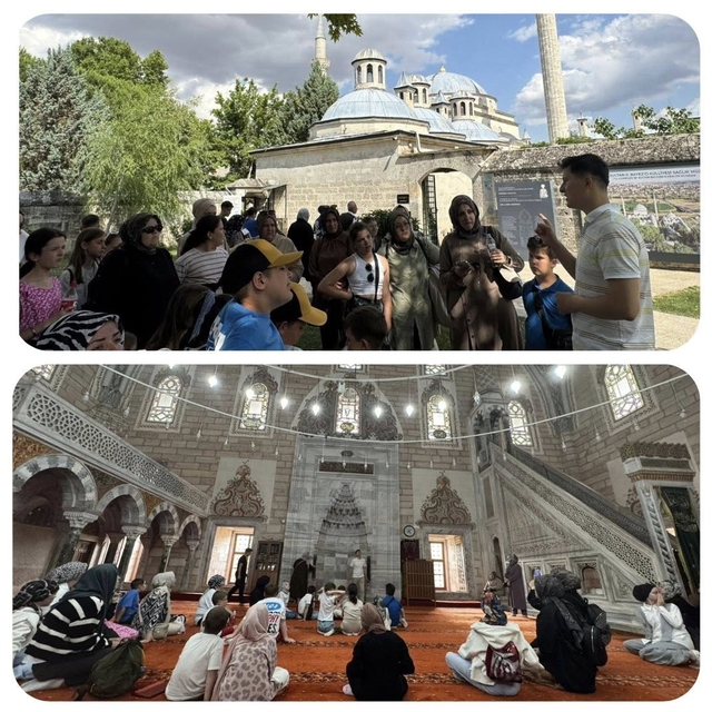 Batı Trakyalı öğrenciler Edirne'nin tarihi ve kültürel noktalarını gezdi