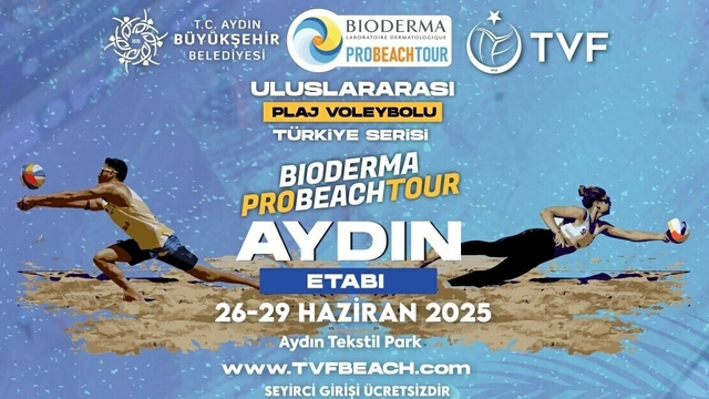 Uluslararası Plaj Voleybolu Türkiye Serisi Aydın'da