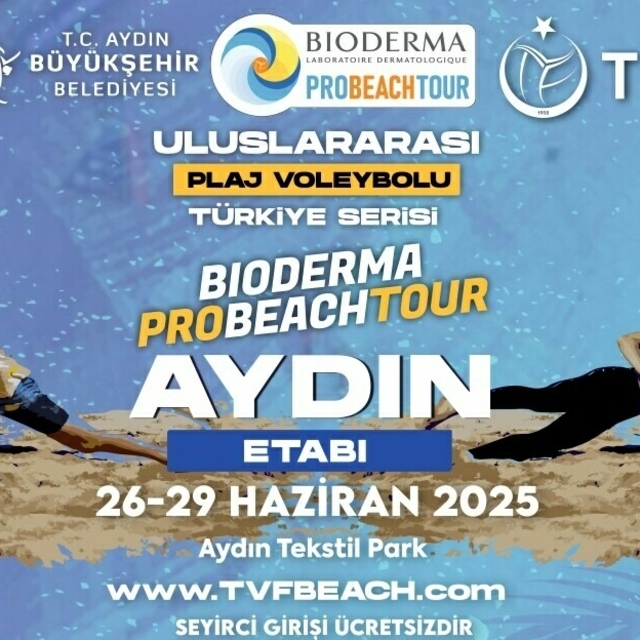 Uluslararası Plaj Voleybolu Türkiye Serisi Aydın'da