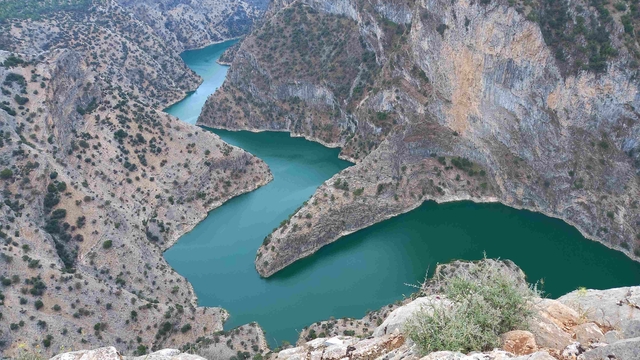İnceğiz Kanyonu'nda tekne turu sezonu sona erdi