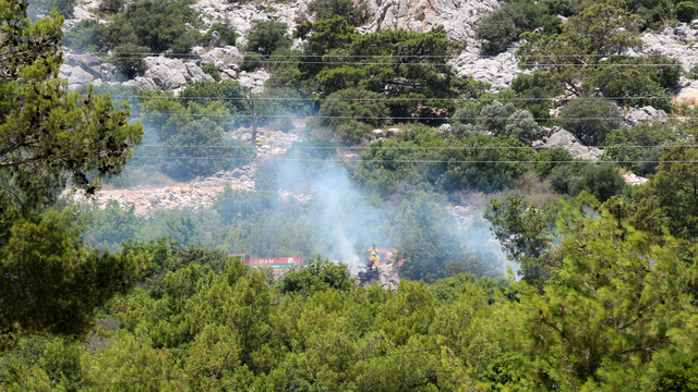 Antalya'da orman yangını