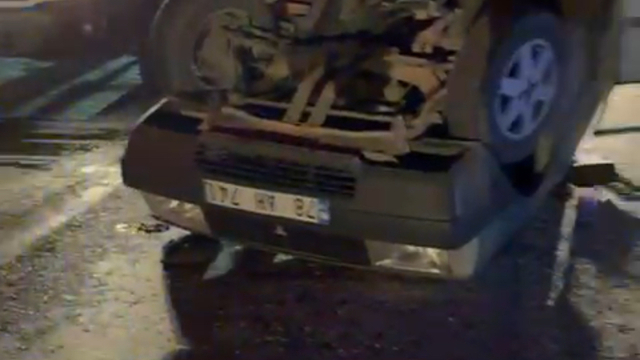 Karabük'te otomobil, takla atıp ters döndü: 4 yaralı