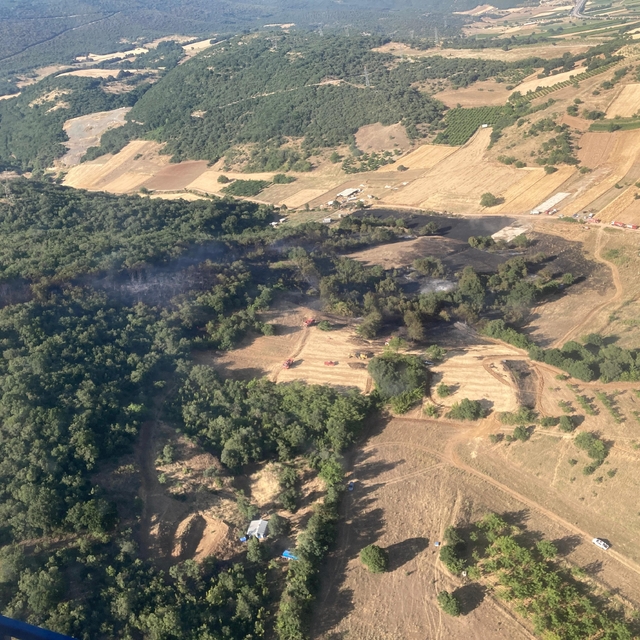 Bursa'da orman ve makilik yangını (3)