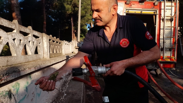 Tokat'ta çıkan yangın 3 eve hasar verdi
