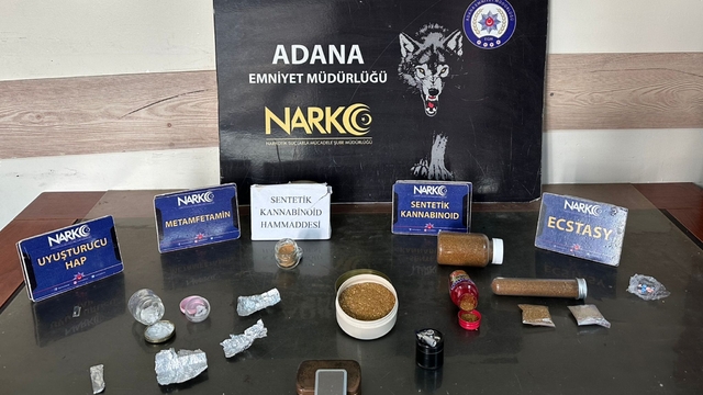 Adana'da uyuşturucu operasyonunda yakalanan 6 zanlı tutuklandı