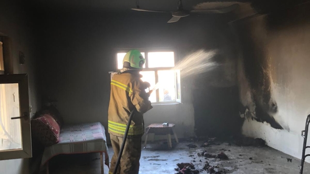 Mardin'de evde çıkan yangında 1 kişi öldü