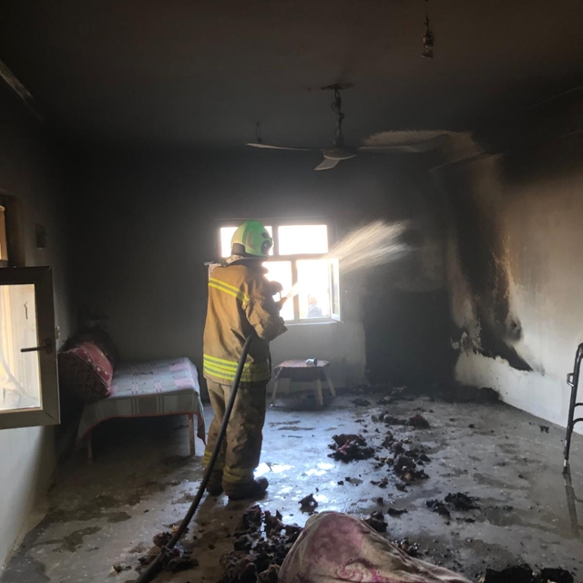 Mardin'de evde çıkan yangında 1 kişi öldü