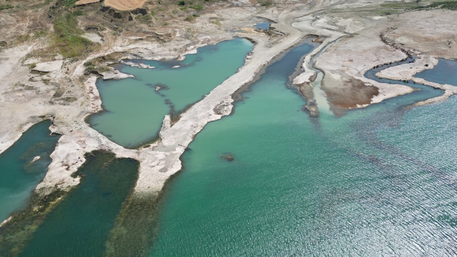 Tekirdağ'da Naip Barajı'nın doluluk oranı yüzde 2 seviyesinde