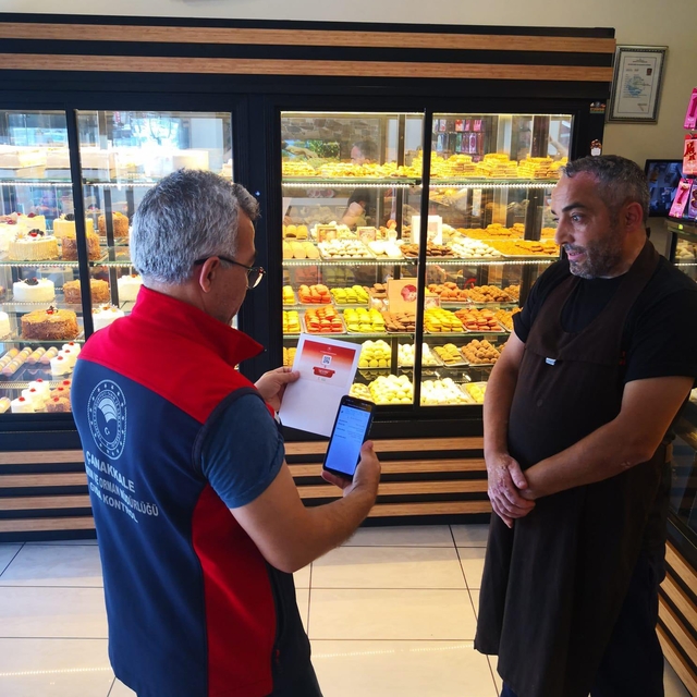 Çanakkale'de gıda işletmelerinde karekod uygulaması başlatıldı