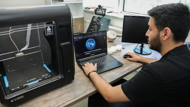 3 boyutlu yazıcıyla kabak kemaneye gövde yapıldı