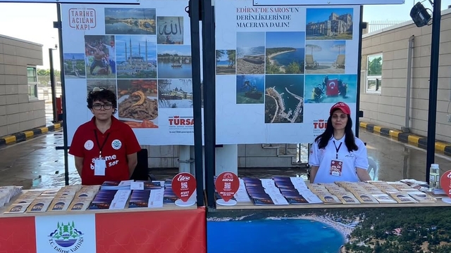 Edirne Kültür ve Turizm Müdürlüğünden Kapıkule'de tanıtım