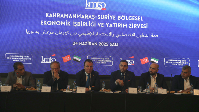 Kahramanmaraş-Suriye Bölgesel Ekonomik İşbirliği ve Yatırım Zirvesi düzenlendi