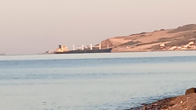 Tekirdağ'da kuru yük gemisi karaya oturdu