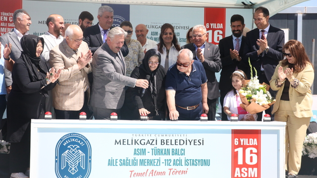 Kayseri'de sağlık merkezinin temeli törenle atıldı