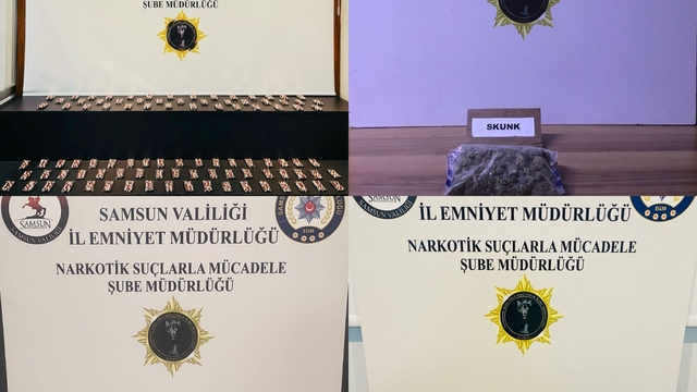 Samsun'da uyuşturucu operasyonunda 4 zanlı yakalandı