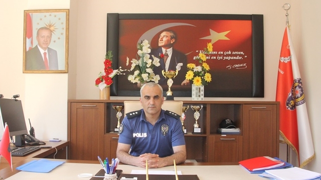 Güce Emniyet Amiri Erden göreve başladı