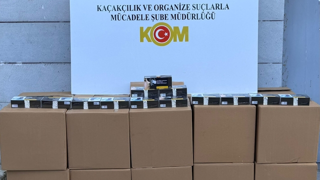 Samsun'da 200 bin makaron ele geçirildi