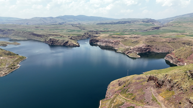 Kars'taki Karakurt HES Barajı'nın doluluk oranı yüzde 85'e ulaştı