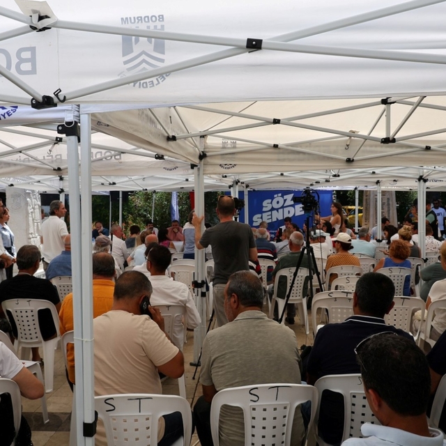 Bodrum Belediyesi "Açık Mikrofon" toplantısı yaptı