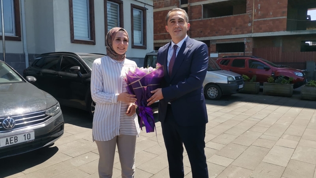 Of Kaymakamı Eşref Akça, görevine başladı