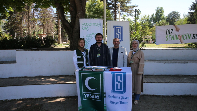 Tokat'ta Yeşilay stant açtı