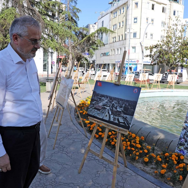 Bafra'da "Gazze'nin Sesi Ol" fotoğraf sergisi açıldı
