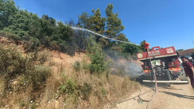 Antalya'nın 3 ilçesinde orman yangını (2)