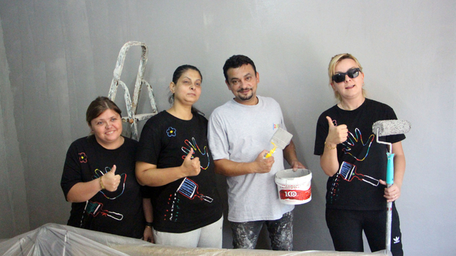 Badana ustası eşine yardım için kolları sıvayıp kendi ekibini kurdu