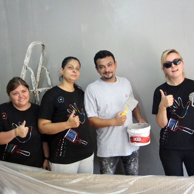 Badana ustası eşine yardım için kolları sıvayıp kendi ekibini kurdu