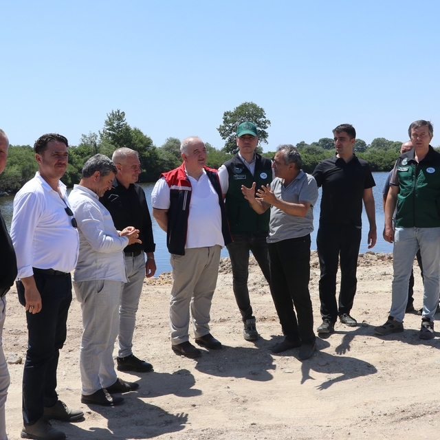 Edirne'de sulama istasyonları incelendi