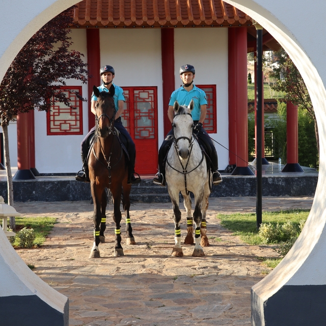 Gaziantep'te jandarma atlı birliği göreve başladı