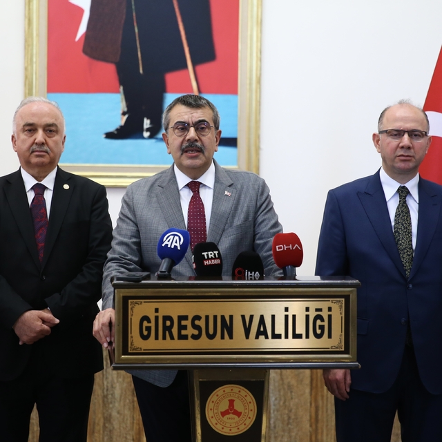 Milli Eğitim Bakanı Tekin, Giresun'da Eğitim Değerlendirme Toplantısı'nın a...