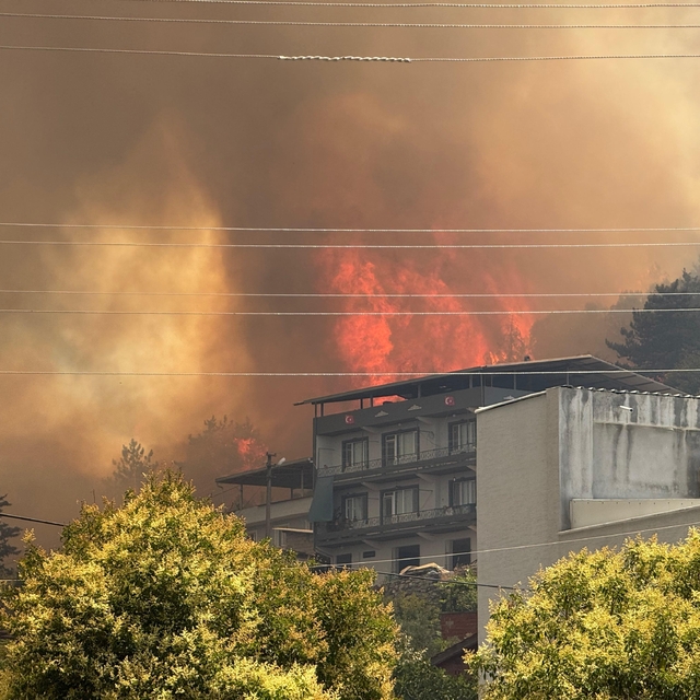 Bursa'da makilikte çıkıp ormana sıçrayan yangın kontrol altına alındı (7)