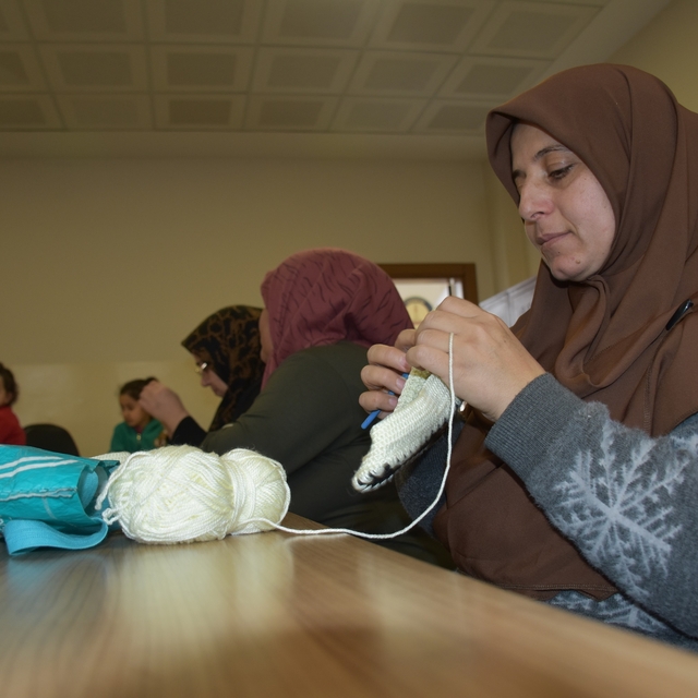 Gaziantep'te kadınlara yönelik el sanatları kursları