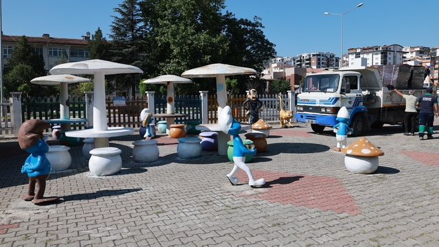 Tokat Belediyesi trafik eğitim parkı yenileniyor