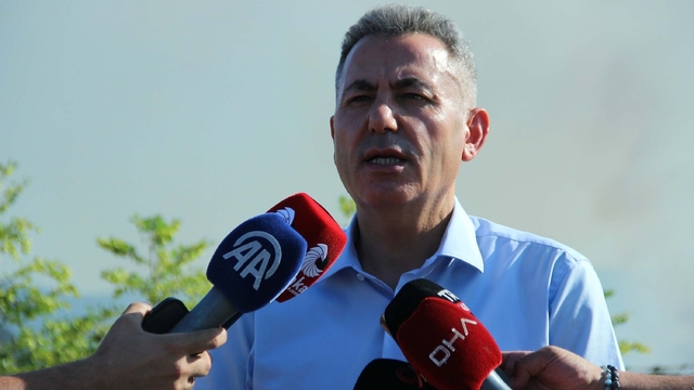 İzmir Bornova'da orman yangını (3)