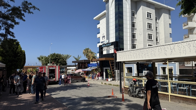 Alanya'da otelde çıkan yangın söndürüldü