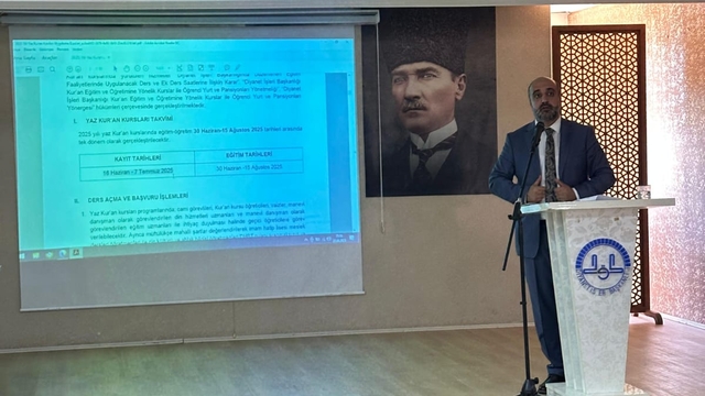 Bozyazı'da Yaz Kur'an Kursları için hazırlık toplantısı