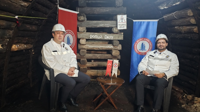 Zonguldak'ta kömür deneyim ocağında depremi anlattı