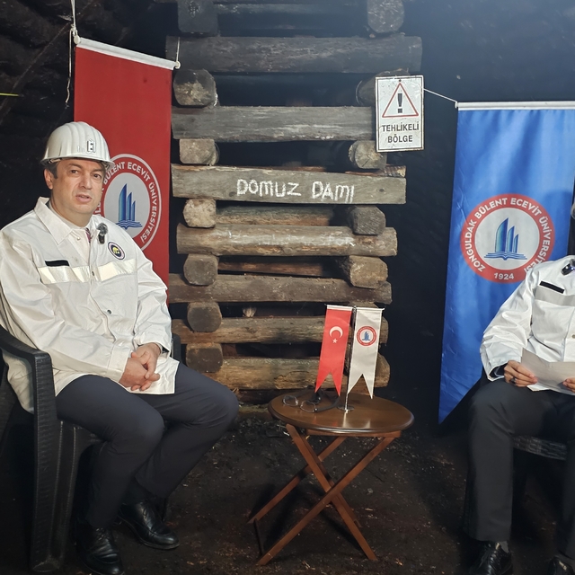 Zonguldak'ta kömür deneyim ocağında depremi anlattı