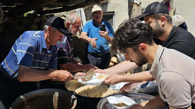 Yusufeli'nde afat kurbanı etkinliği