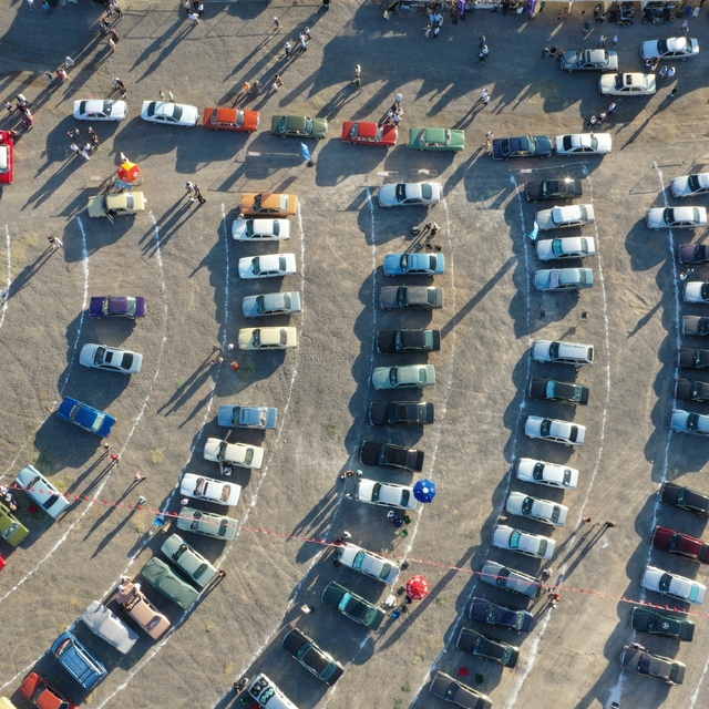 Klasik otomobil tutkunları Ürgüp'te buluştu