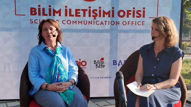 Amasra'da "Bilim Kafe" etkinliğinde Amastris antik kentinin tarihi anlatıldı