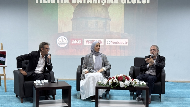 Kahramanmaraş'ta "Filistin Dayanışma Gecesi" düzenlendi