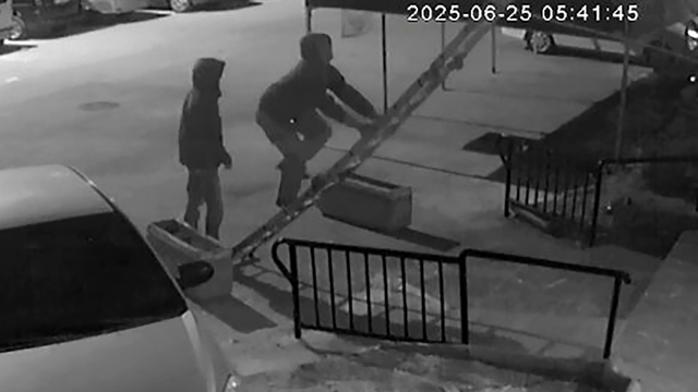 Müzisyenin evine seyyar merdivenle tırmanan şüpheliler, tamire bırakılan otomobille hırsızlığa gitmiş