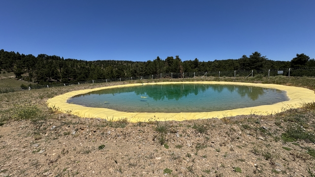 Su toplama çukurları orman yangınlarına müdahaleyi kolaylaştırıyor
