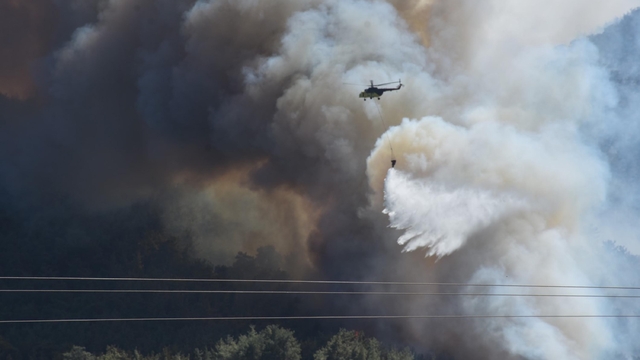 İzmir'de orman yangını (3)