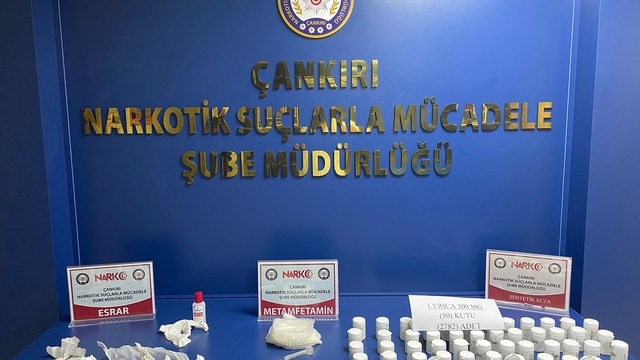 Çankırı'da düzenlenen uyuşturucu operasyonunda yakalanan 2 kişi tutuklandı